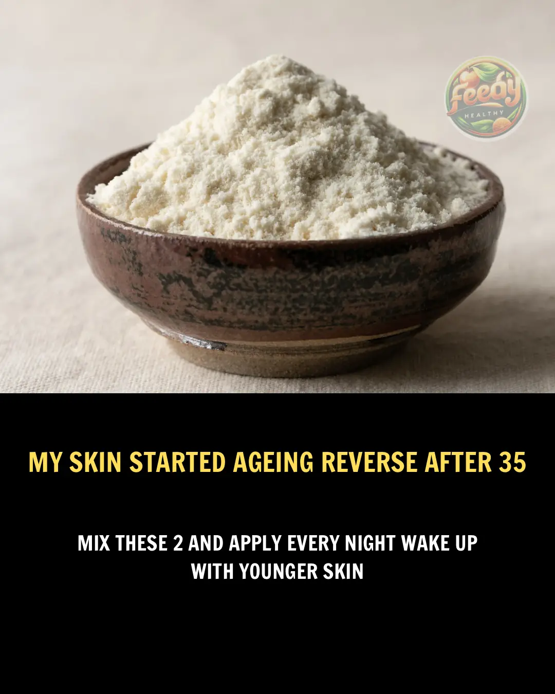 Rice Flour & Flax Seeds Mask For Instant Glow & Younger Looking Skin